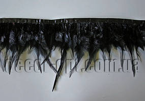 Перо-спідниця чорна 9-15 см/45-47cм