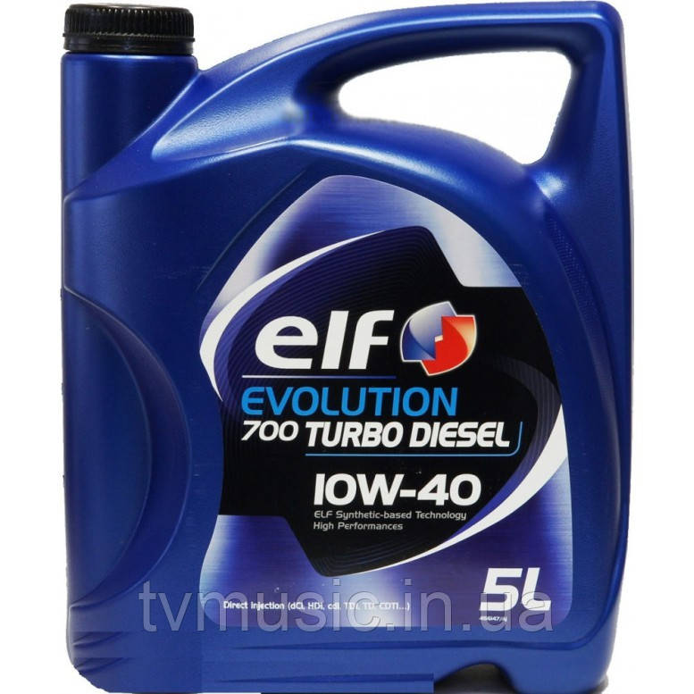Олива моторна ELF EVOLUTION 700 TURBO D 10W40 5L
