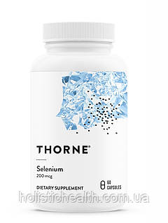 Thorne Selenium 200 мг /Селен в высокобиодоступной форме L-селенометионина, для поддержки щитовидной железы 60 капс