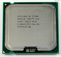 Процесор Intel Core2 Duo E7400 2.80GHz/3M/1066 s775, tray