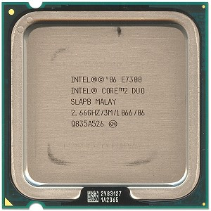 Процессор Intel Core2 Duo E7300 2.66GHz/3M/1066 s775, tray - фото 1 - id-p35511362