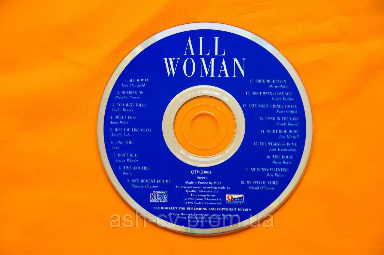 Музичний диск CD. ALL WOMAN