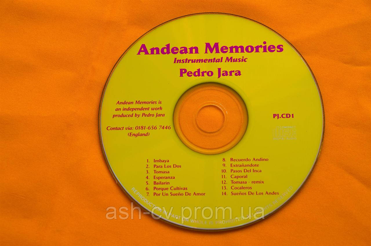 Музичний диск CD. Andrean Memories - PEDRO JARA