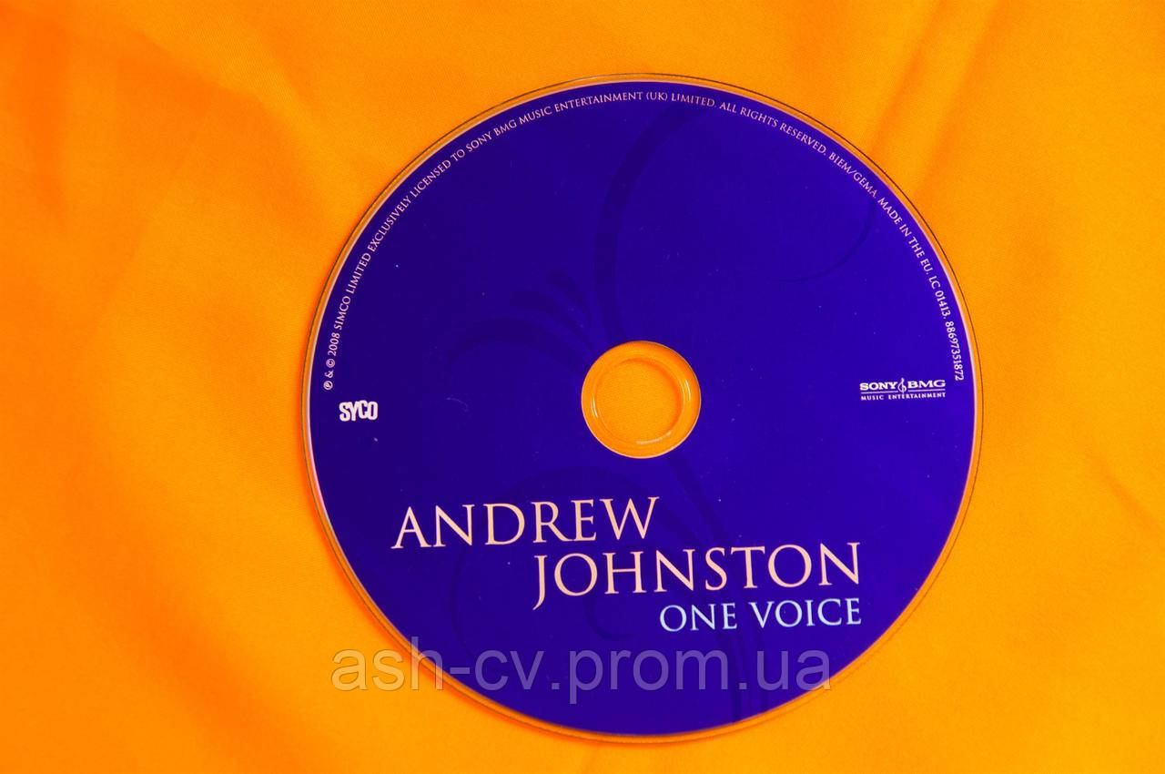 Музичний диск CD. ANDREW JOHNSTON - One voice