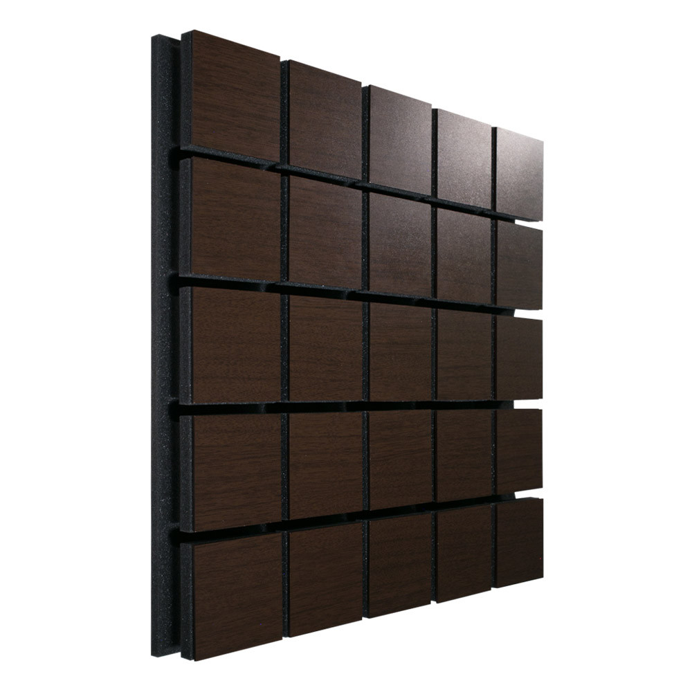 Акустична панель Ecosound Tetras Wood Brown 50х50см 73мм колір коричневий