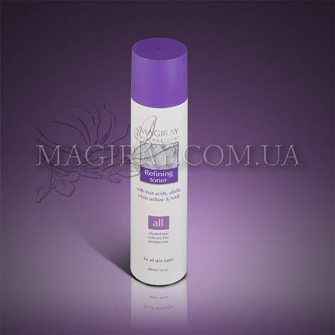REFINING TONER — Вичисний і пом'якшувальний тонік для всіх типів шкіри (300 мл), фото 1