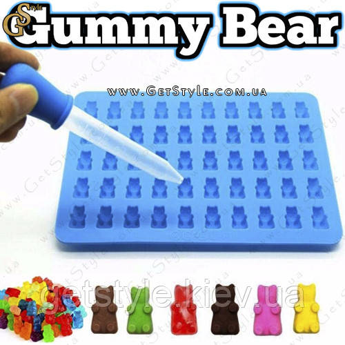 Силіконова форма Ведмедики Гаммі - "Gummy Bear"