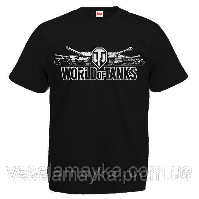 Футболка "World of tanks (світ танків)" логотип