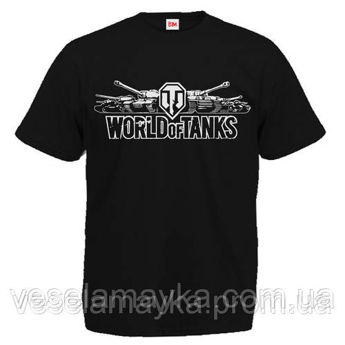 Купить Футболка "World of tanks (мир танков)" логотип, цена 649 ...