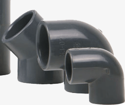 Коліна ПВХ 45°, коліна ПВХ 90°