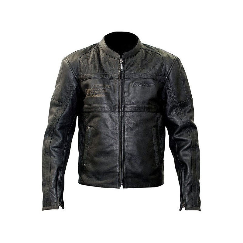 Шкіряна мотокартка RST 1161 CLASSIC TT RETRO M LTHR JKT Black (50)