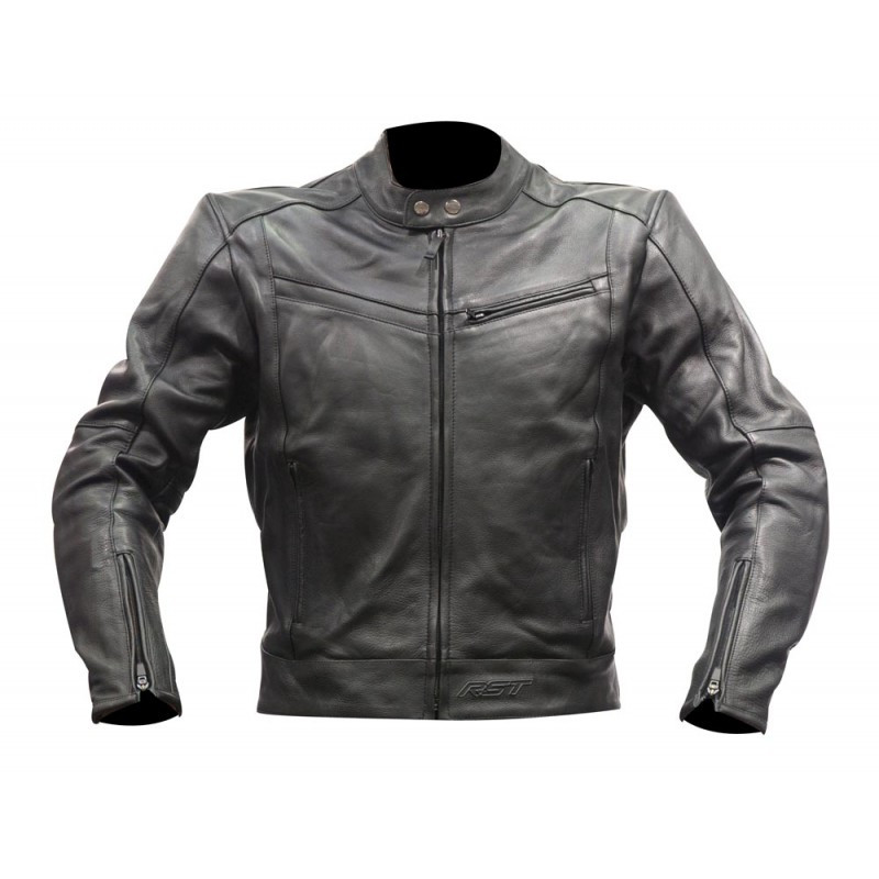 Мотокуртка шкіряна RST INTERSTATE 1141 JKT, Black (Чорний)