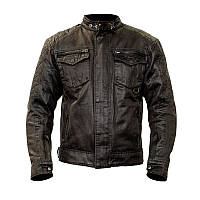 Мотокортка шкіряна RST IOM TT CLASSIC WAX SHORT 1247 JKT, Black (Чорний)