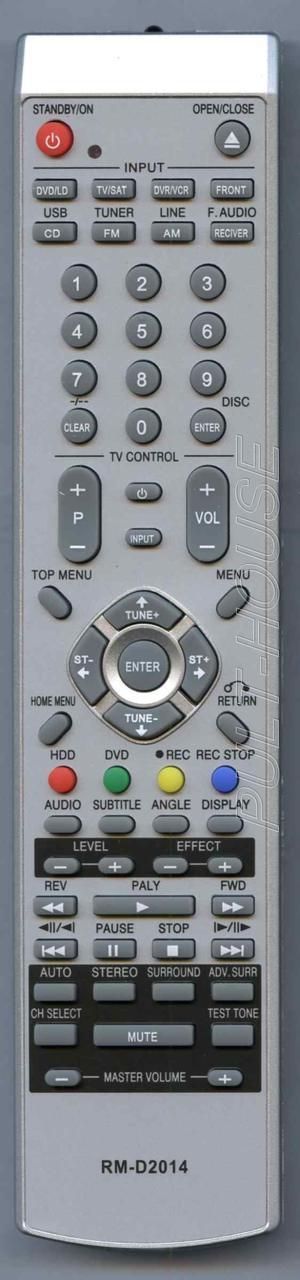 Пульт дистанційного керування HUAYU PIONEER RM-D2014 TV+DVD+DVD REC (корп AXD-1552) [УНІВЕРСАЛЬНИЙ]