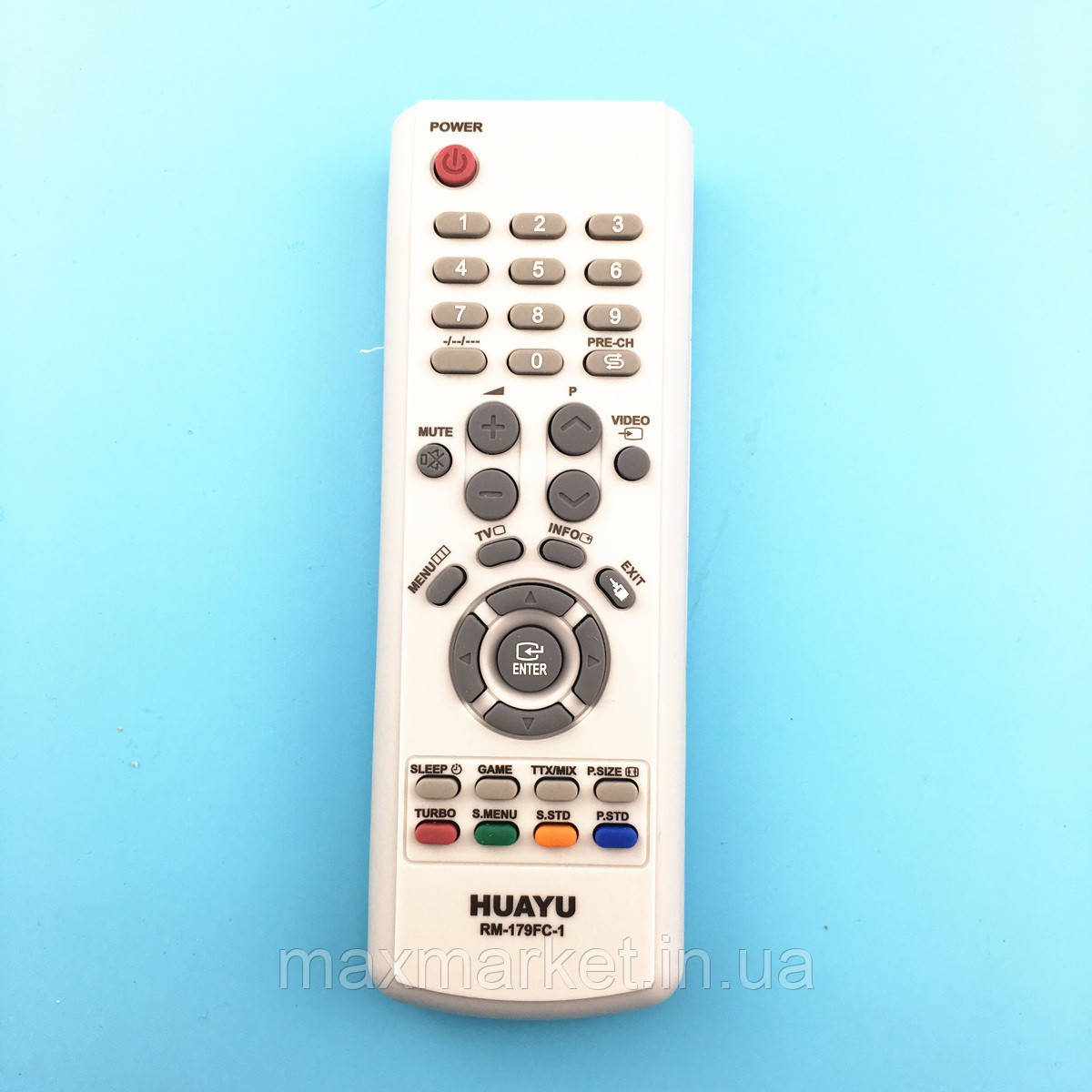Пульт дистанційного керування HUAYU SAMSUNG RM-179FC TV (корп 332A) [УНІВЕРСАЛЬНИЙ]