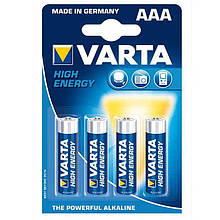 Батарейка Varta High Energy ААА R3 Алкалінова! за одну батарейку