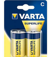 Батарейка R14 C Varta Superlife 1.5V солевая за 2шт