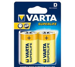 Батарейка Varta Superlife R20 D 1.5 V сольова