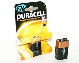 Батарейка крона Duracell 6f22 9V АЛКАЛІНОВА