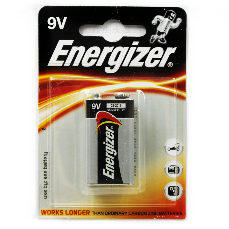 Батарейка крона Energizer 6f22 9V Алкалінова!!!