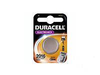 Батарейка литиевая Duracell CR 2016 за 1 батарейку