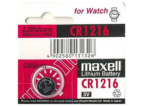 Літієва Батарейка Maxell CR 1216