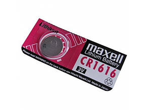 Літієва Батарейка Maxell CR 1616