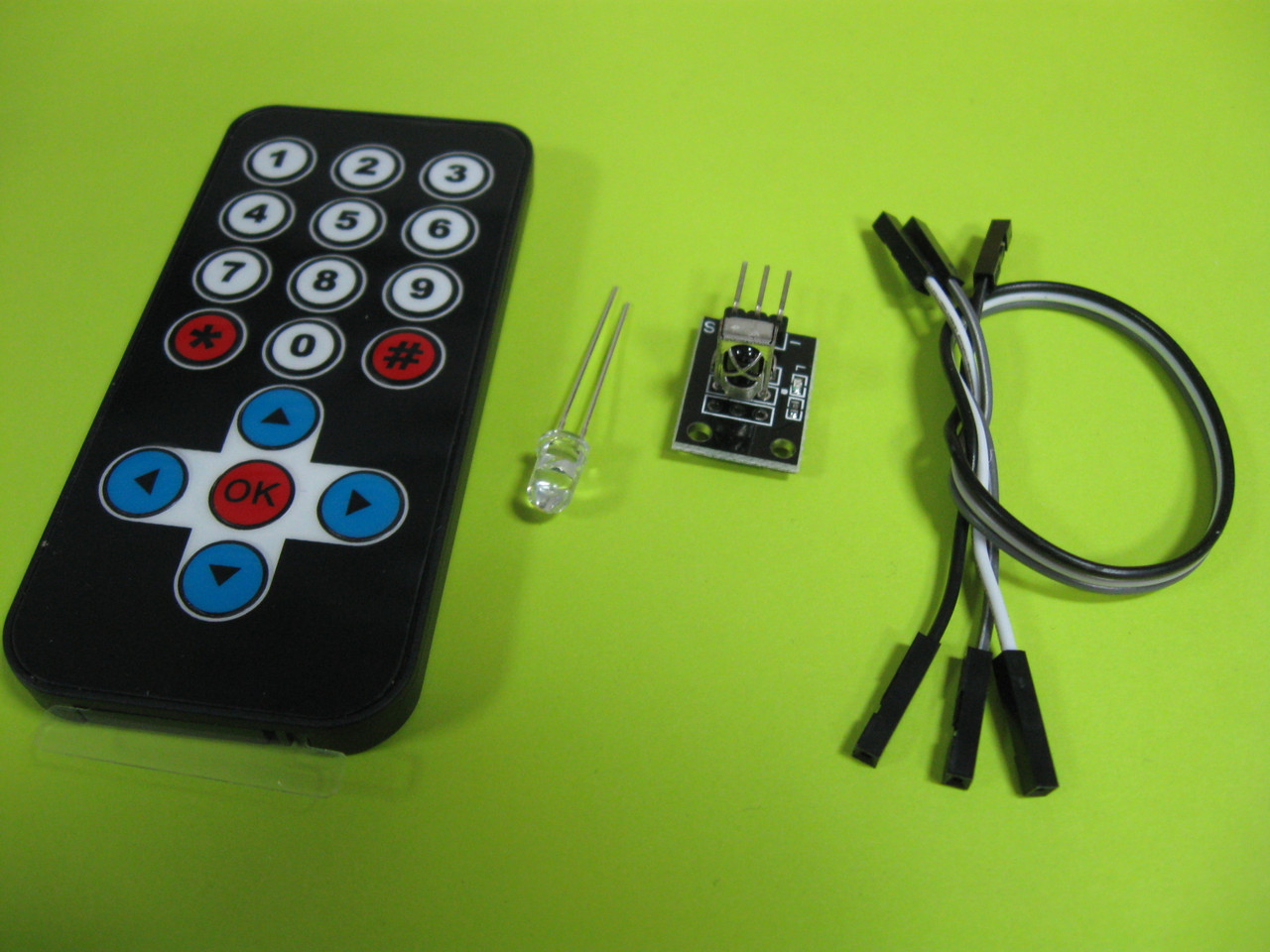Бездротовий комплект (пульт ДУ + ІК-модуль приймача KY-022) REMOTE CONTROL ARDUINO