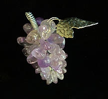 Виноград декоративний із натурального каменю 8 см. Аметист (S)