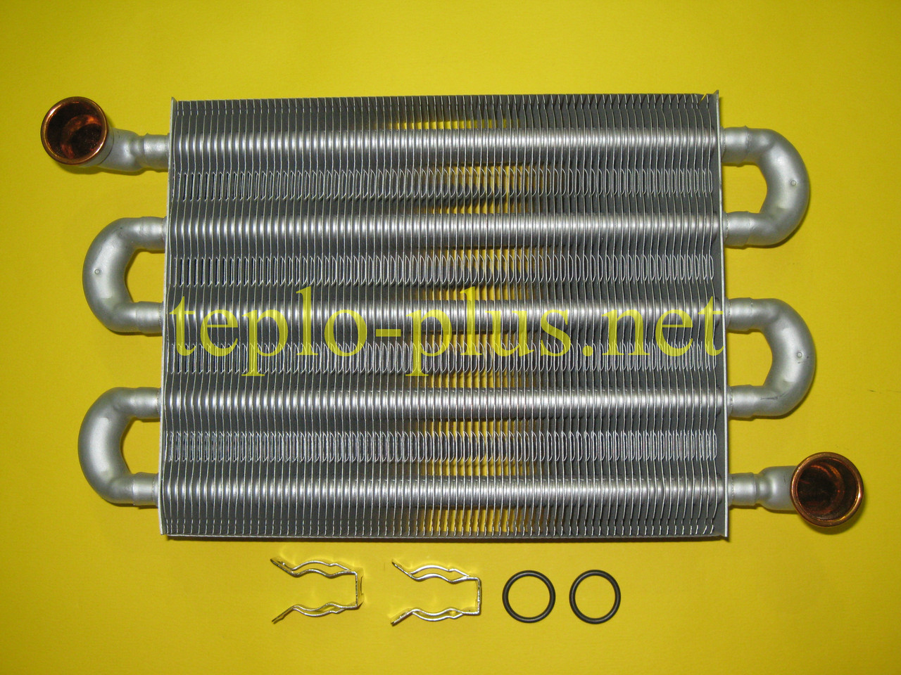 Первинний теплообмінник (основний) 65106297 Ariston Clas, Genus, Clas System, BS, BS II, Egis Plus, Matis, Clas Evo 24 FF