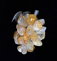 Виноград декоративний із натурального каменю 8 см., Цитрин (S)