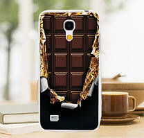 Бампер силіконовий чохол для Samsung Galaxy S4 i9500 з картинкою Шоколад