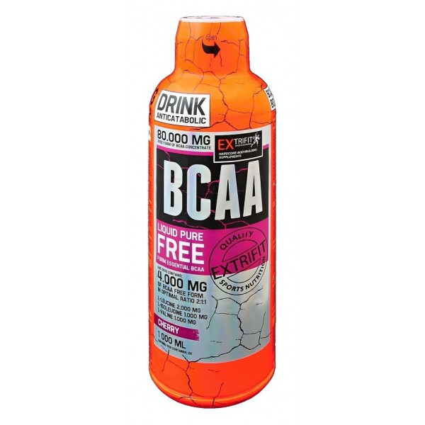 Extrifit BCAA 80.000 Liquid 1000 ml - фото 1 - id-p530492263