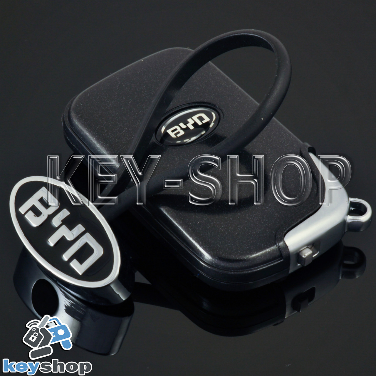 Брелок для авто ключей BYD (БИД) металлический - фото 1 - id-p223732845