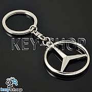 Брелок для авто ключів Mercedes (Мерседес) металевий