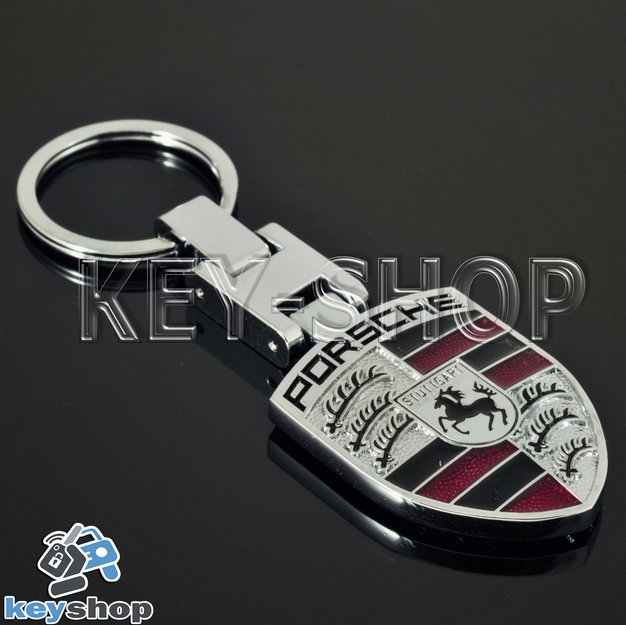 Брелок для авто ключей PORSCHE (Порше) металлический - фото 2 - id-p223735473