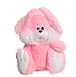 Зайчик Алена сидячий 110 см рожевий, фото 3