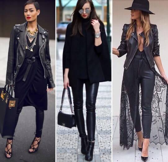 шкіряні жіночі з чим носити фото