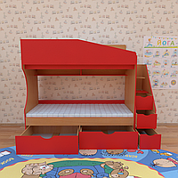 Двоярусне ліжко для дитячої кімнати Джунглі від виробника
