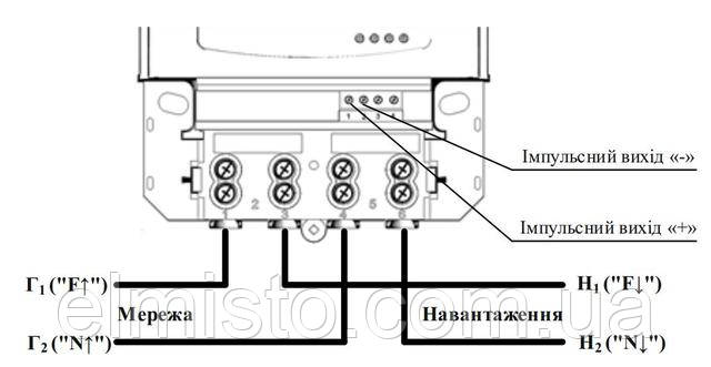 Схема подключения счетчика ЛЕО-М1.4