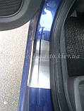 Накладки на пороги Ford FOCUS II седан/хетчбек з 2005-2010 (Standart), фото 9