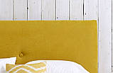 Двоспальне ліжко "Sunny" 160*200 з м'яким узголів'ям і гудзиками, фото 2