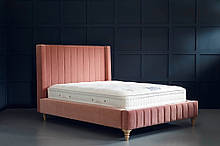 Двоспальне ліжко "Candy" 160*200 з м'яким високим узголів'ям і вушками