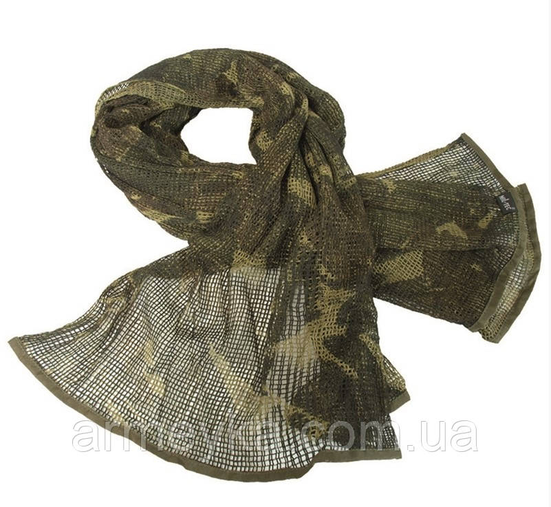 Маскировочный шарф-сетка 190*90 cm. в расцветке DPM. Mil-tec, Германия. - фото 1 - id-p530626408