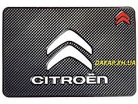 Citroen Антискользящий силиконовый коврик на торпедо с логотипом v2 Ситроен