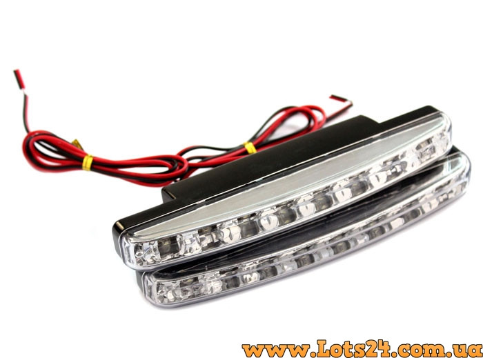 2шт Дневные Ходовые Огни 8 LED DRL светодиодные ДХО фонарь - фото 6 - id-p530633491