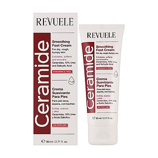 Крем для ног Revuele Ceramide Smoothing Foot Cream Смягчающий, с церамидами, 80 мл