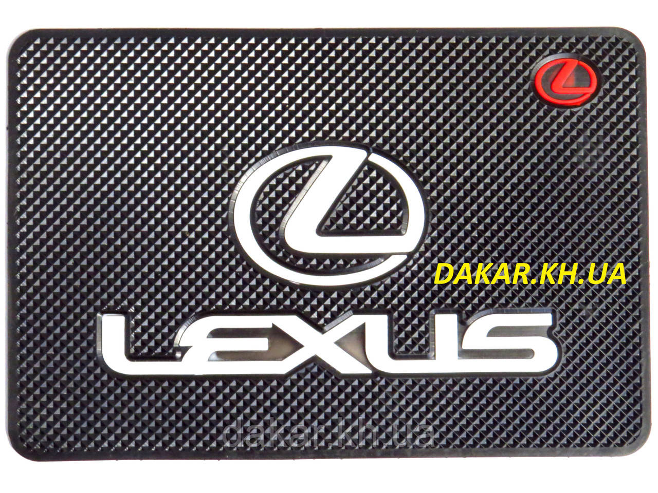 Lexus Антиковзкий силіконовий килимок на торпедо з логотипом v2 Лексус