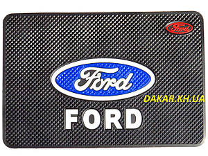 Ford Антиковзний силіконовий килимок на торпедо з логотипом v2 Форд