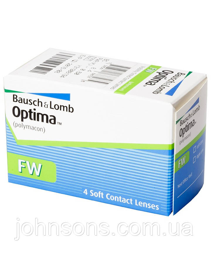 Квартальні контактні лінзи Optima FW (4лінзи в уп)